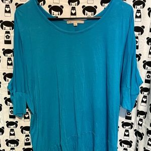 Gap Blue Long Sleeve Shirt Blue Size Medium